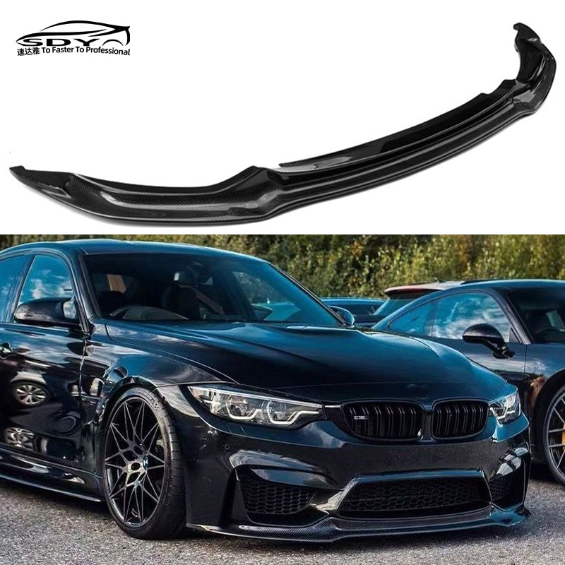 CS Style Anglies Pluošto Priekinis Spoileris (Lip) Skirtas BMW M3 (F80) & M4 (F82/F83)